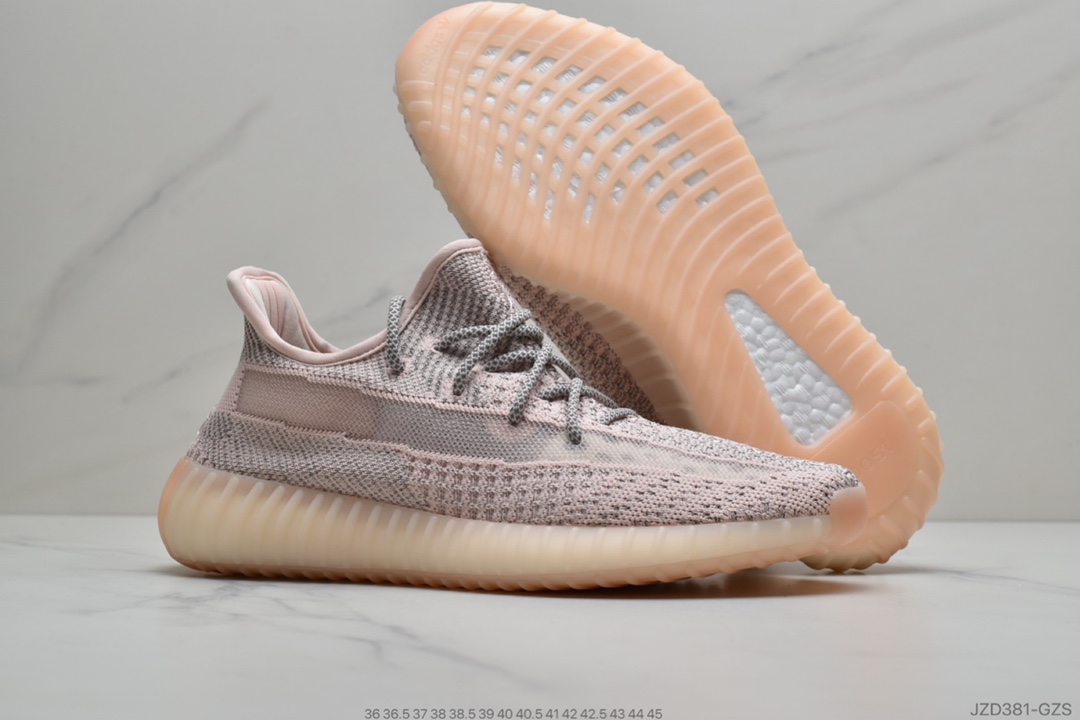 140 公司级阿迪达斯ADIDAS YEEZY BOOST 350 V2”Black/White”百搭便轻爆米花中底休闲运动跑慢鞋 满天星”FZ5000