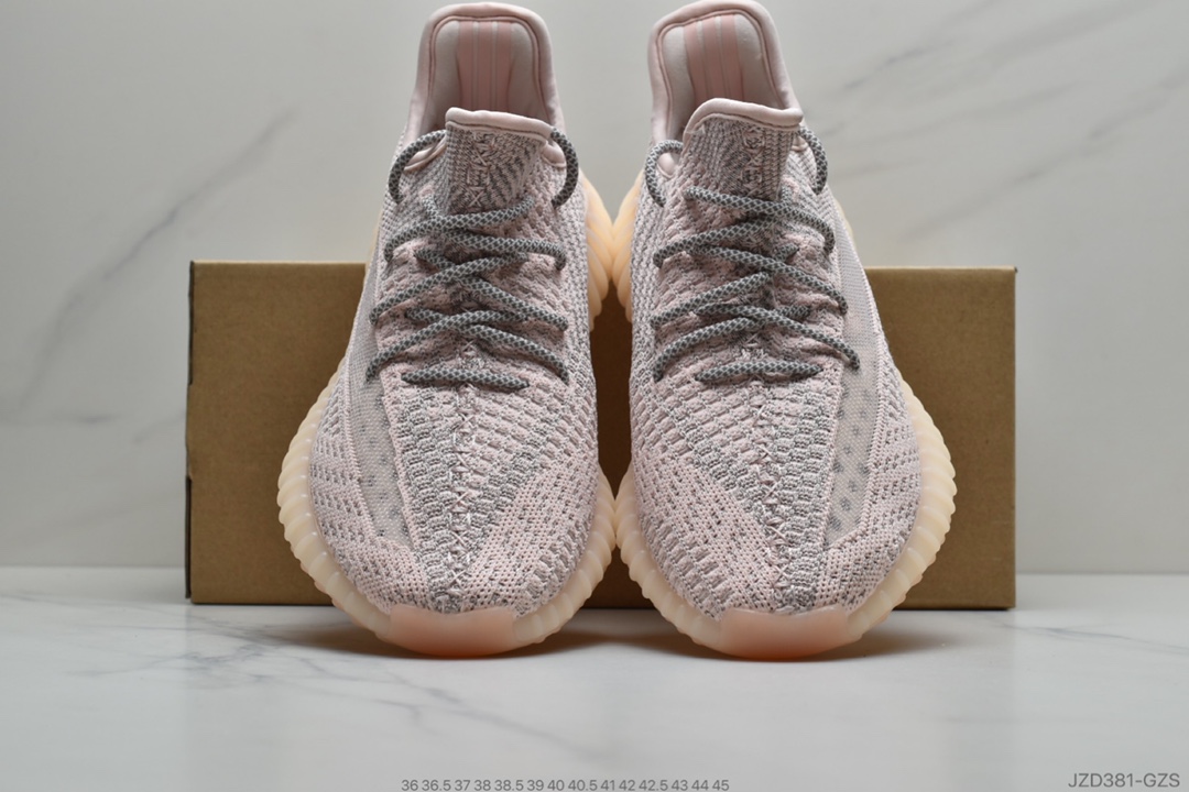 140 公司级阿迪达斯ADIDAS YEEZY BOOST 350 V2”Black/White”百搭便轻爆米花中底休闲运动跑慢鞋 满天星”FZ5000