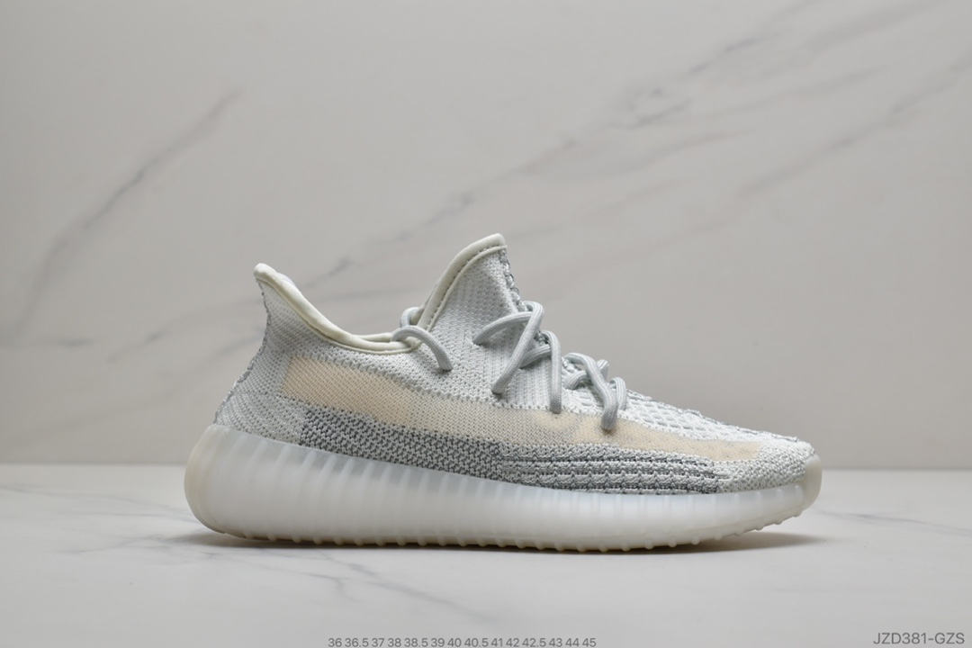 140 公司级阿迪达斯ADIDAS YEEZY BOOST 350 V2”Black/White”百搭便轻爆米花中底休闲运动跑慢鞋 满天星”FZ5000