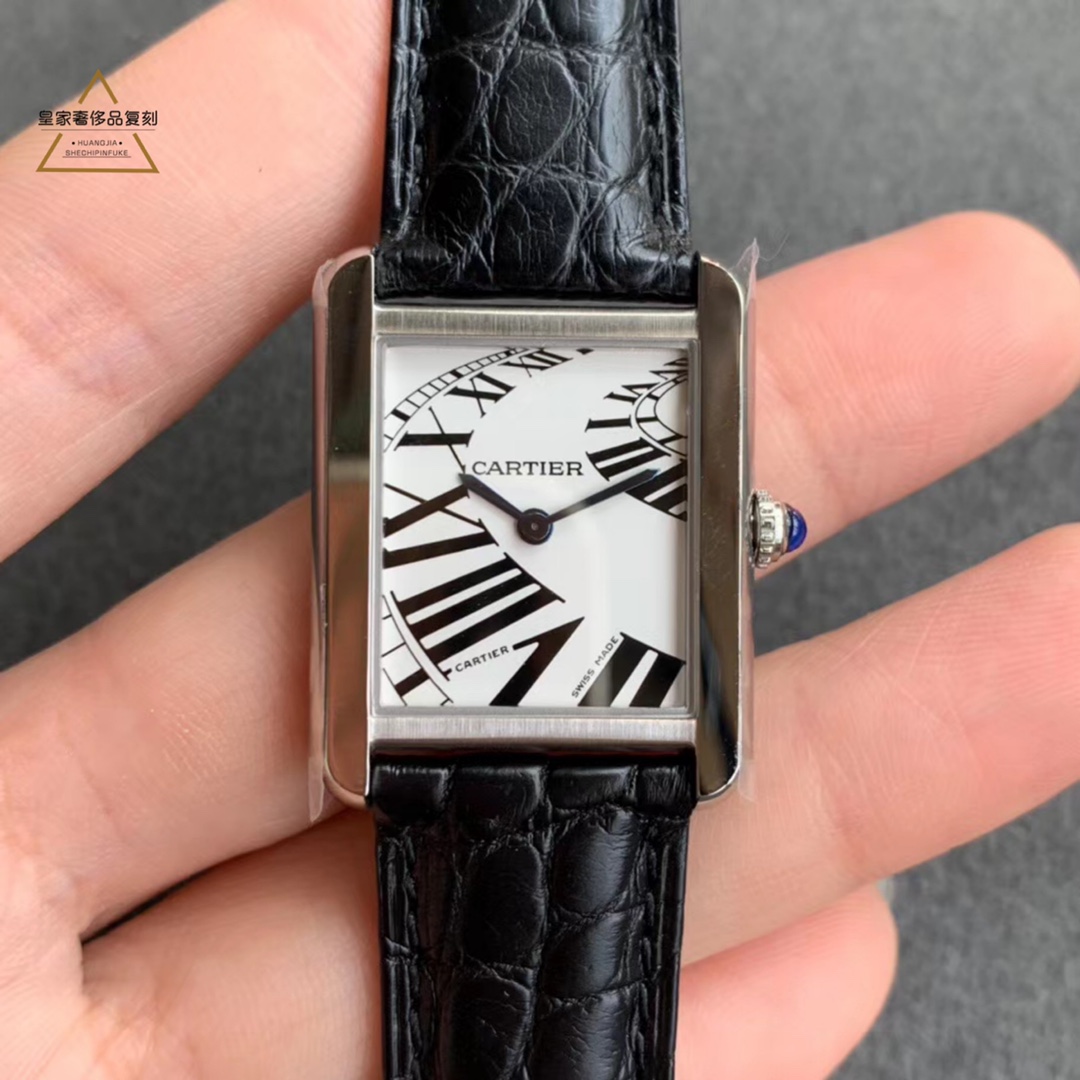 Cartier 卡地亚坦克系列女表，各种颜色挑选