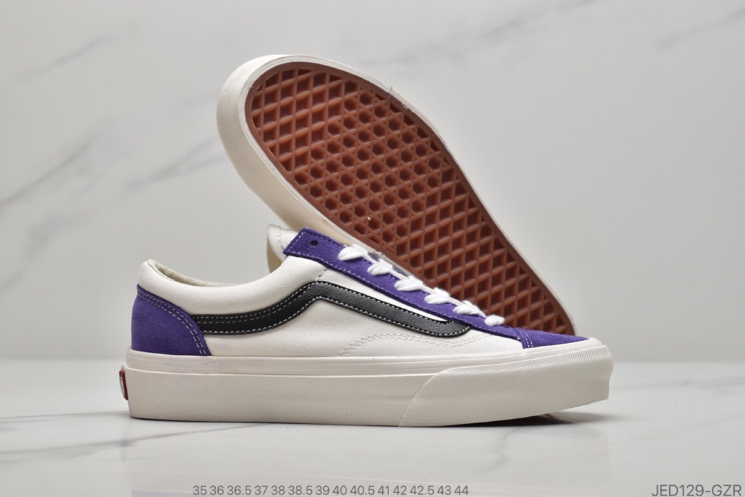 150 万斯新款糖果色汽水 Vans Style 36 小头拼接低帮情侣休闲板鞋帆布鞋