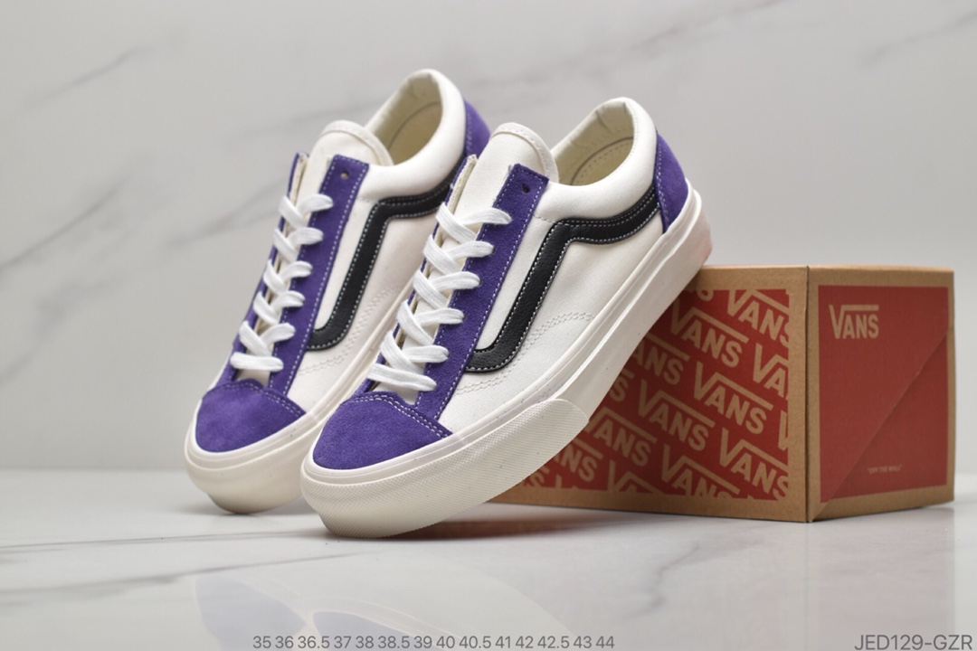 150 万斯新款糖果色汽水 Vans Style 36 小头拼接低帮情侣休闲板鞋帆布鞋