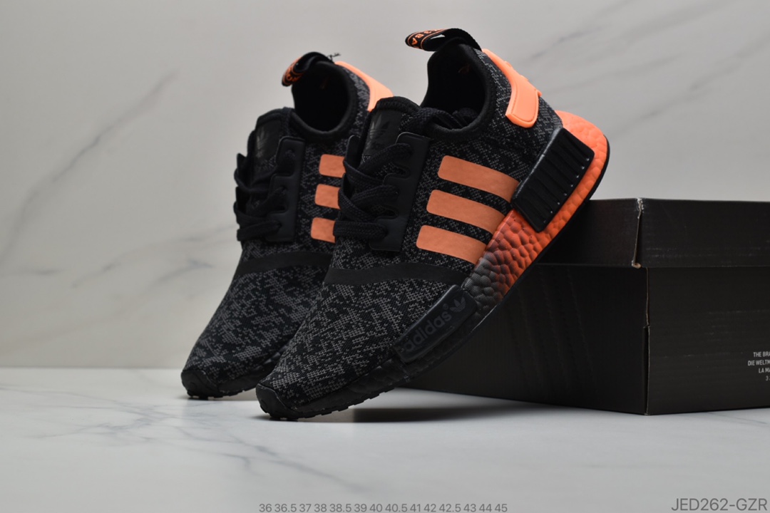 150 公司级阿迪达斯Adidas Boost NMD  R1 系列 弹力针鞋织面货号：EG7953