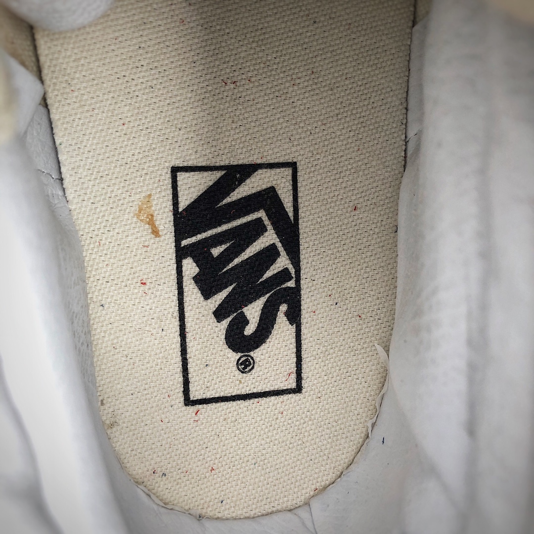 170  硫 VANS蓝红黄彩色拼接高帮安纳海姆男女板鞋 PK01
