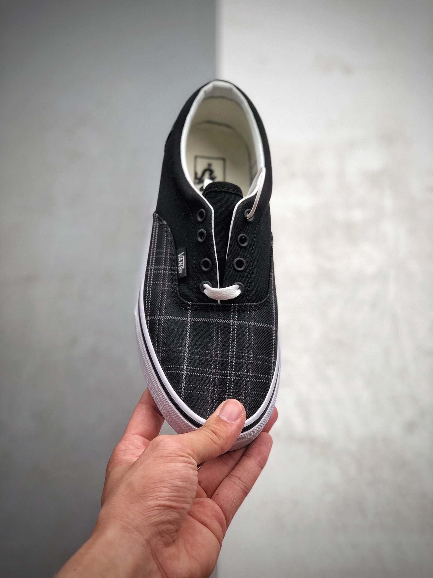 150 万斯 Vans Era 95 经典黑白苏格兰条纹情侣休闲板鞋帆布鞋