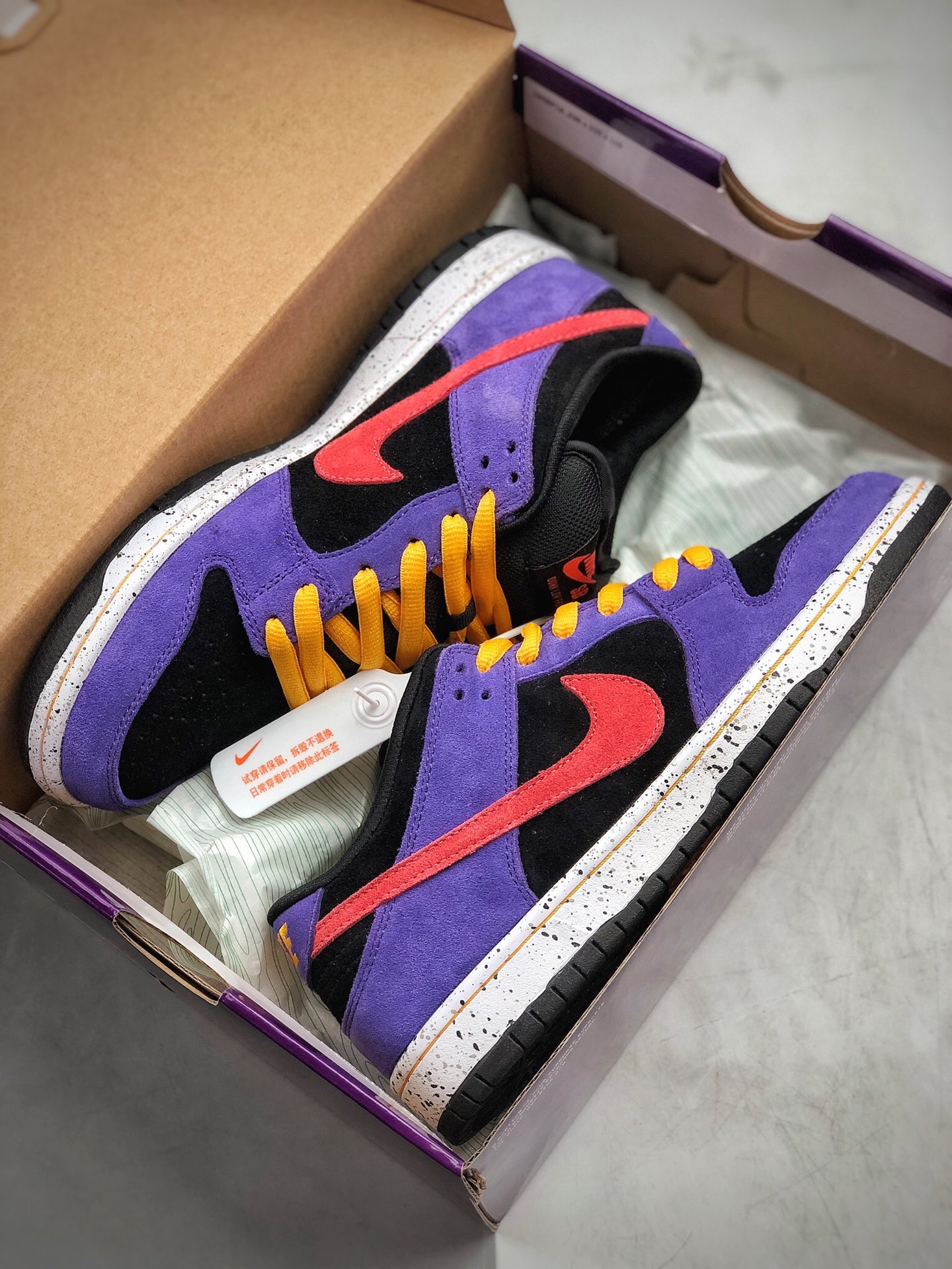 280 Nike Dunk SB Low SP 葡萄紫 复古低帮休闲运动滑板板鞋  BQ6817-008