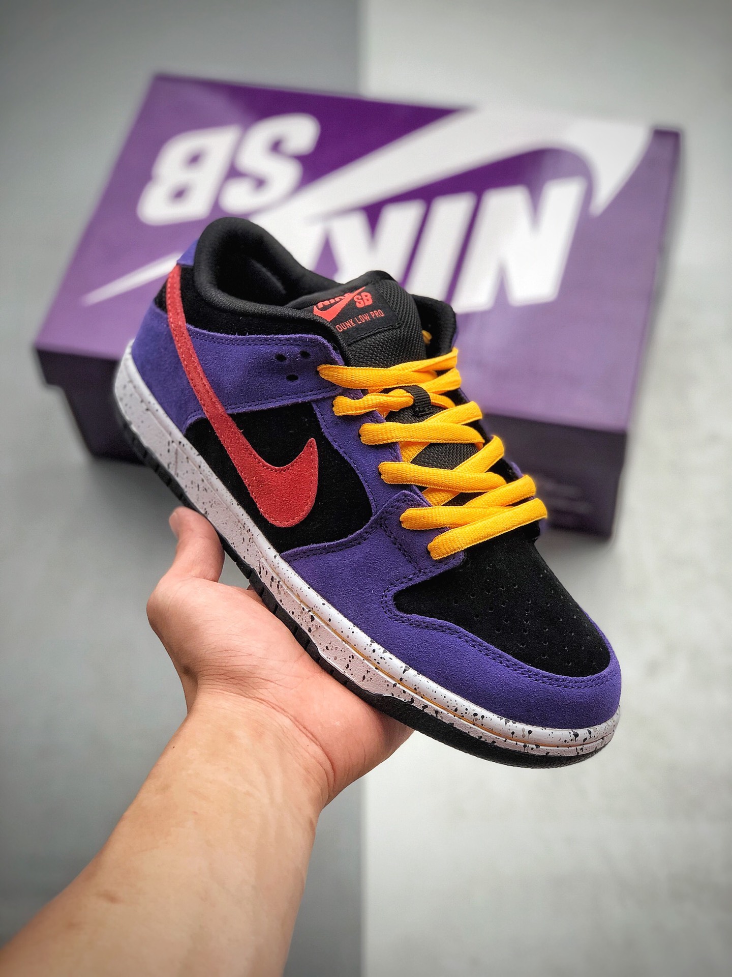 280 Nike Dunk SB Low SP 葡萄紫 复古低帮休闲运动滑板板鞋  BQ6817-008