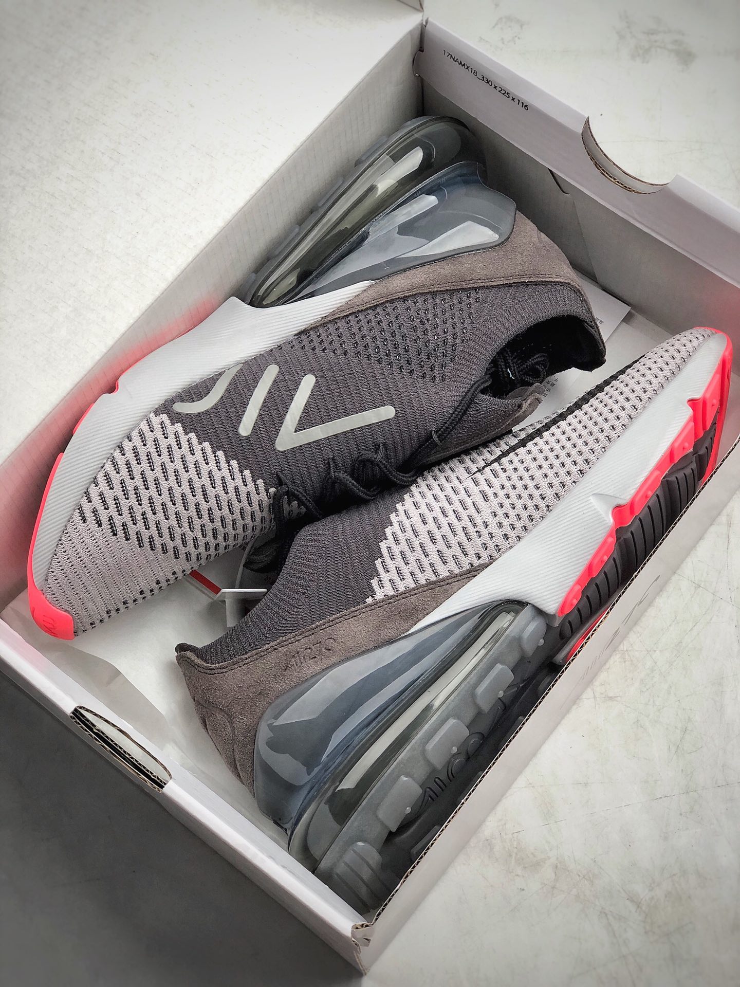 200  Nike Air Max 270 Flyknit宝蓝酒红黑白 针织飞线系列 TFboy王俊凯同款AO1023-004