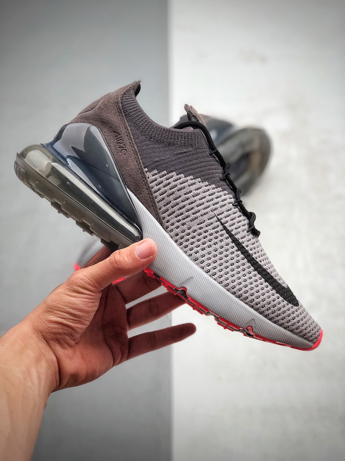 200  Nike Air Max 270 Flyknit宝蓝酒红黑白 针织飞线系列 TFboy王俊凯同款AO1023-004