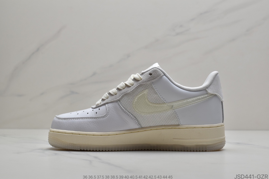 200 公司级耐克Nike Air Force 1 Low DNA 米白解构 空军一号低帮百搭休闲运动板鞋CV3040-100