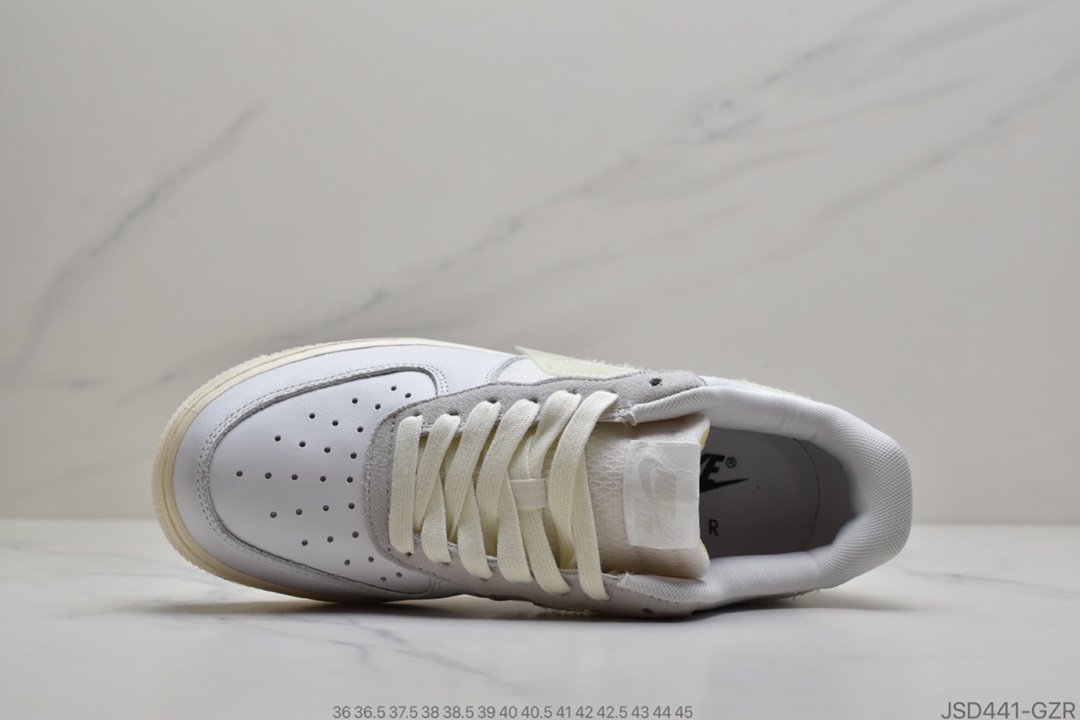 200 公司级耐克Nike Air Force 1 Low DNA 米白解构 空军一号低帮百搭休闲运动板鞋CV3040-100