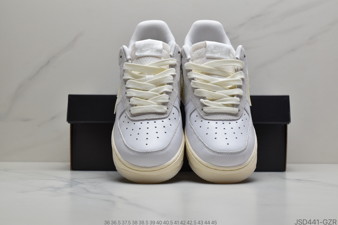 200 公司级耐克Nike Air Force 1 Low DNA 米白解构 空军一号低帮百搭休闲运动板鞋CV3040-100
