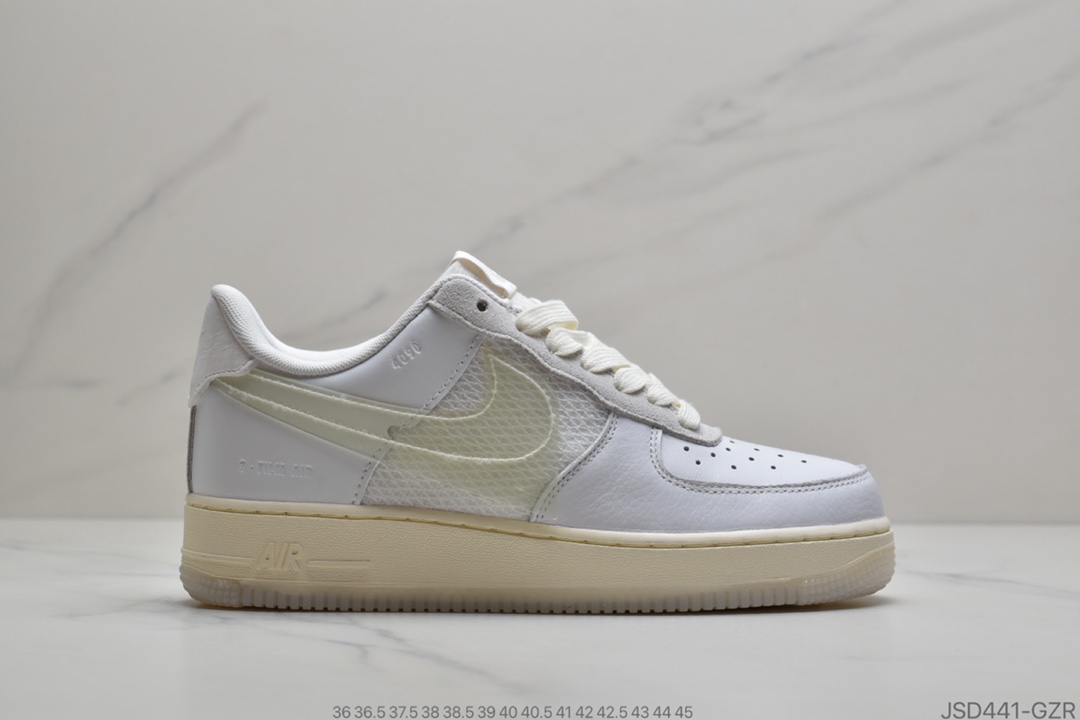 200 公司级耐克Nike Air Force 1 Low DNA 米白解构 空军一号低帮百搭休闲运动板鞋CV3040-100