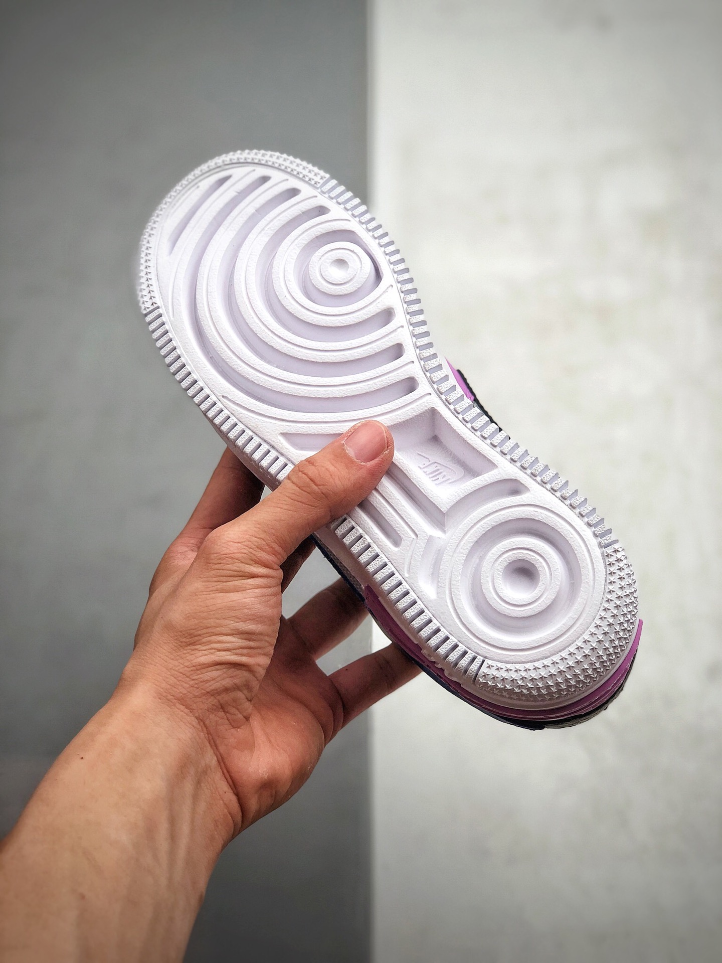 220 真标 空军 马卡龙 解构 银蓝紫色 耐克/Nike WMNS Air Force 1 Shadow全新少女系解构主义设计 CW6030-001