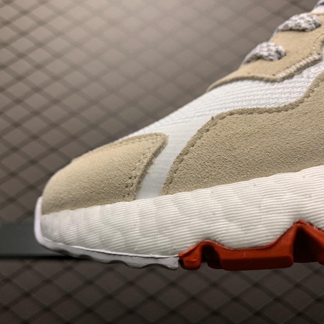 180  阿迪达斯 Nite Jogger Boost夏季网面透气款  夜行者真爆大底复古跑鞋 FY3233