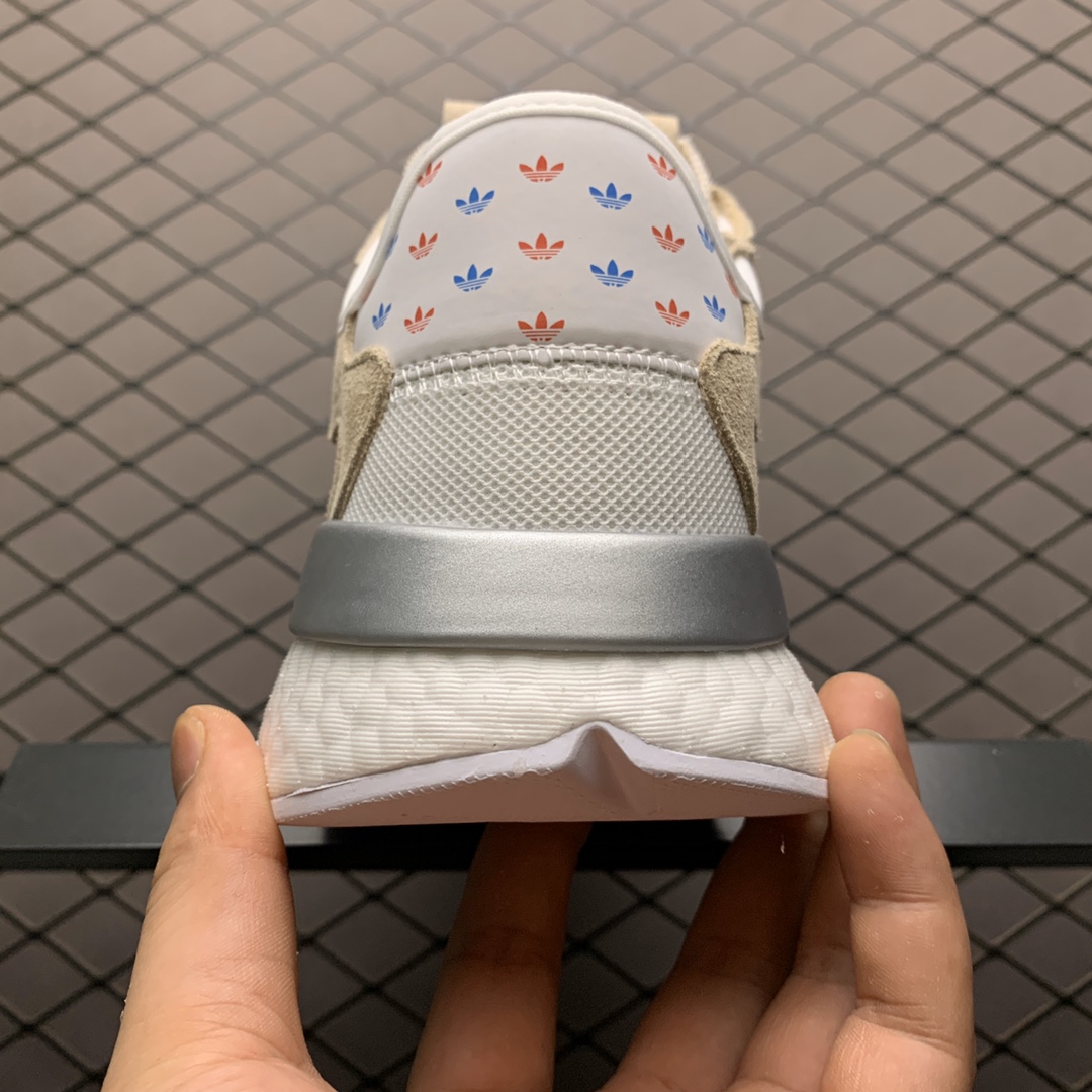 180  阿迪达斯 Nite Jogger Boost夏季网面透气款  夜行者真爆大底复古跑鞋 FY3233