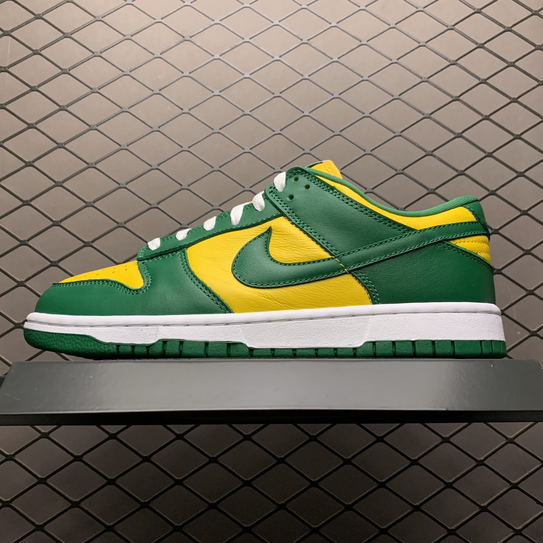 280 纯原版本 Nike Dunk Low SP ” Brazil ”  巴西 CU1727-700 低帮运动休闲板鞋