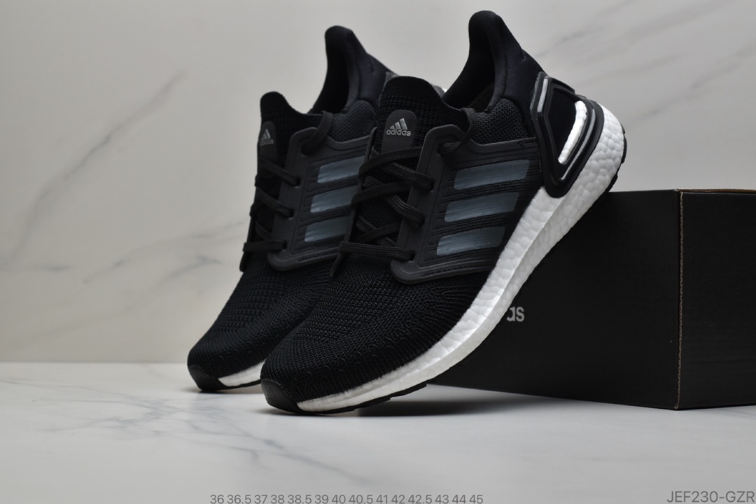 155 公司级 阿迪达斯/Adidas  阿迪UB20跑鞋 黑靛蓝Adidas Ultra Boost 20 Consortium   货号：EG1341