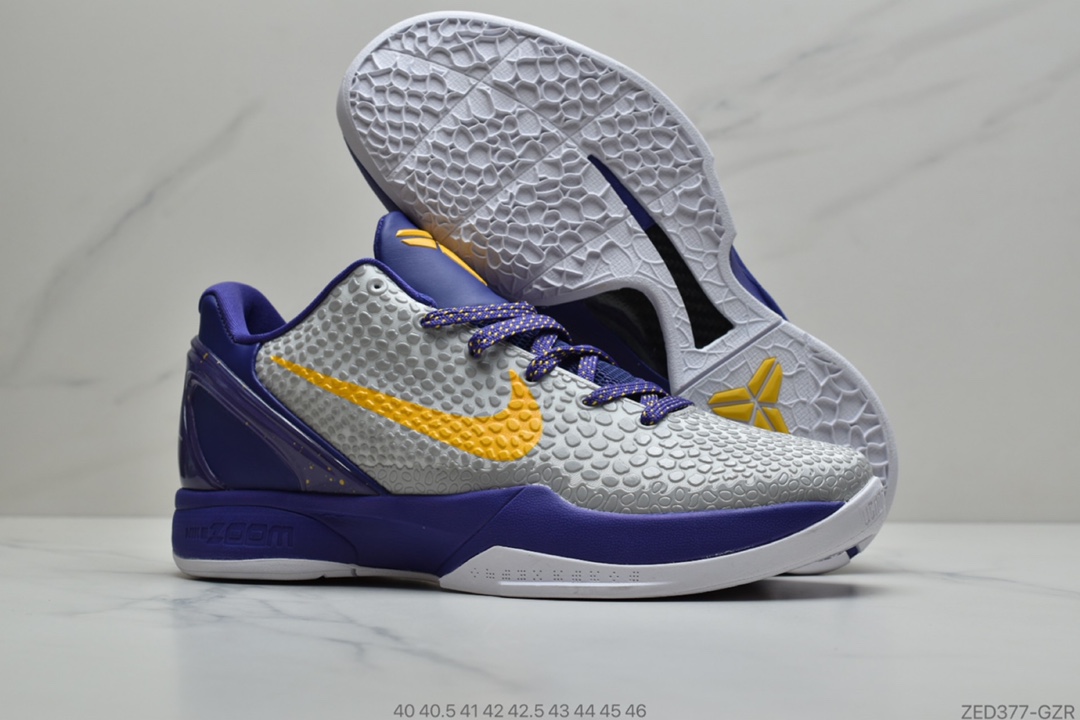 260  Nike Kobe6 Protro“”Del Sol”黑曼巴首发 专业实战篮球鞋 货号:CW2190-001 Kobe 6 EricA var