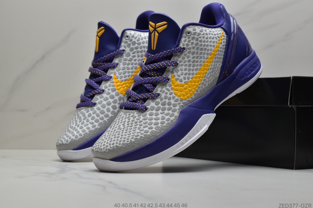 260  Nike Kobe6 Protro“”Del Sol”黑曼巴首发 专业实战篮球鞋 货号:CW2190-001 Kobe 6 EricA var