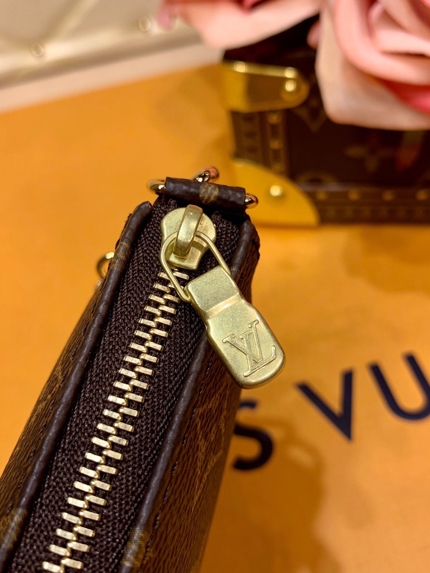 Louis Vuitton LV Mini Pochette Accessoires M58009老花