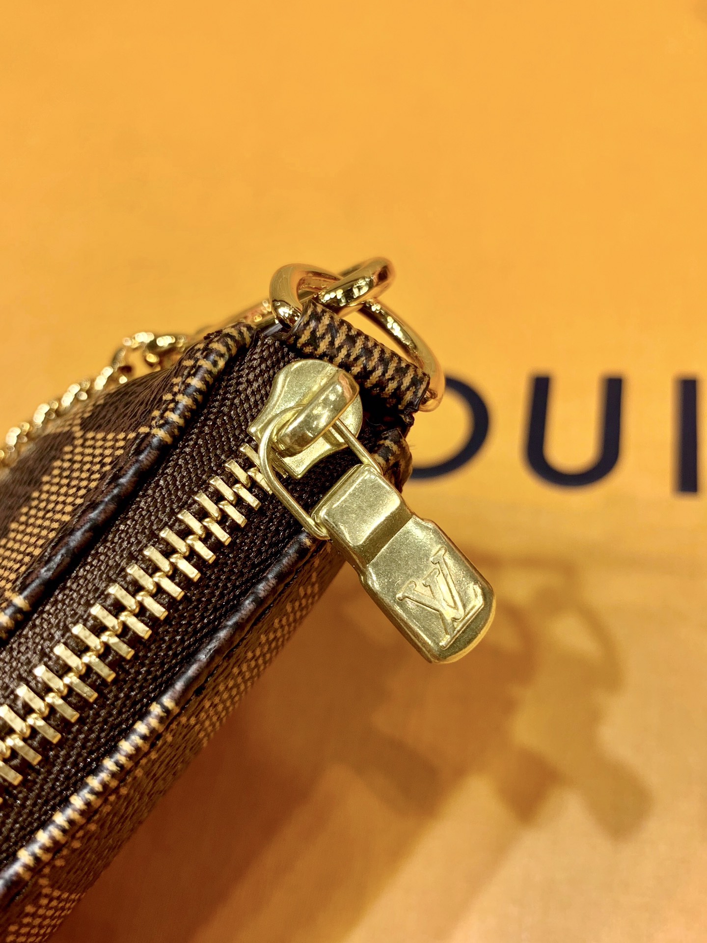 Louis Vuitton LV Mini Pochette Accessoires N58009咖啡格