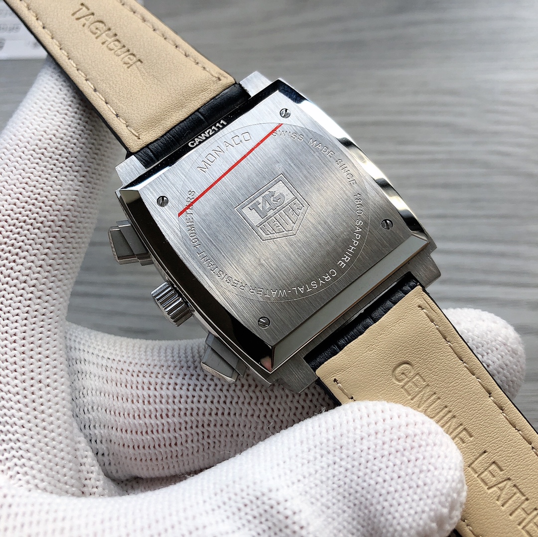 TAG Heuer Monaco CAW2111.FC6356: Men’s Steel Wristwatch with Multi-Purpose Features - 图片 6