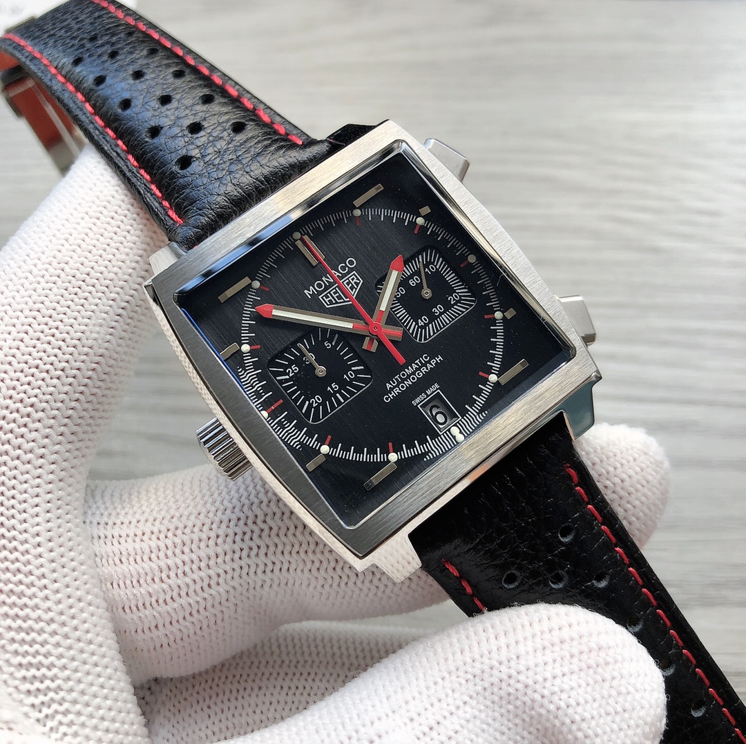 TAG Heuer Monaco Series CAW211Y.FC6469 Man Stone Wristwatch Overview - 图片 4