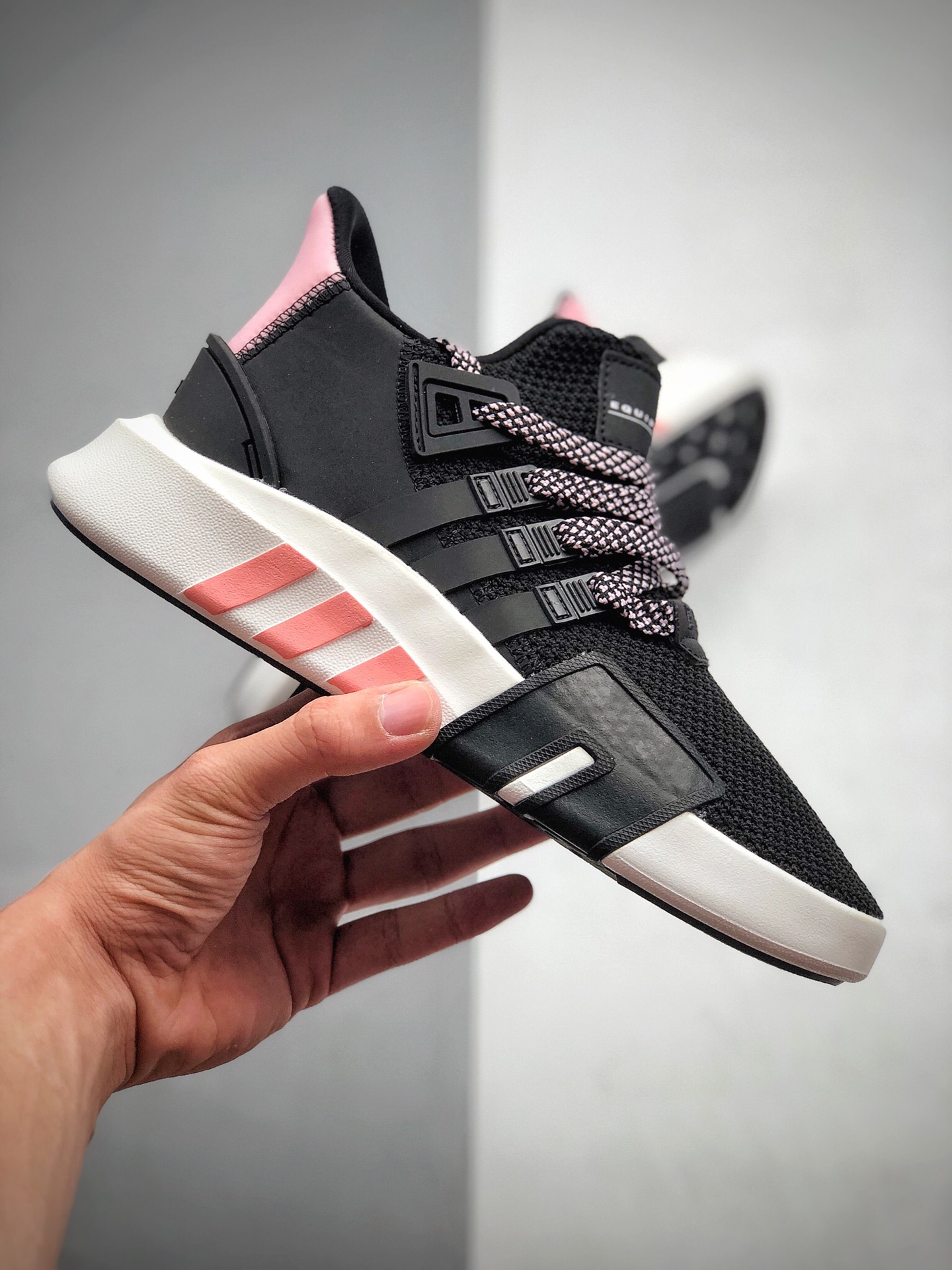 180 三叶草新品Adidas EQT Basketball ADV 系列街头篮球短筒针织慢跑鞋