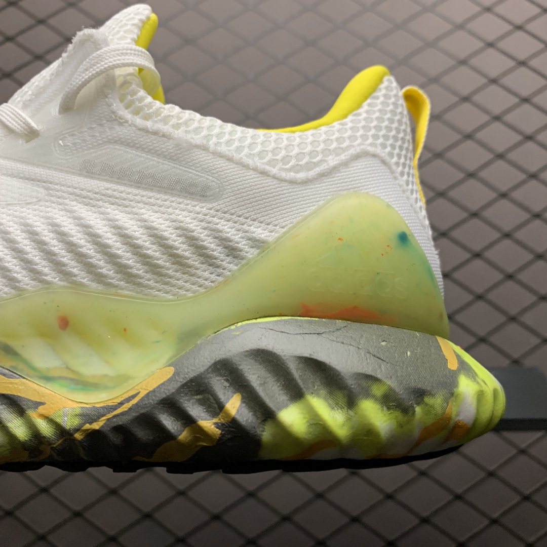 200 Adidas 阿迪达斯 AlphaBounce  Beyond m 阿尔法10代 网面休闲跑步鞋 CG3306