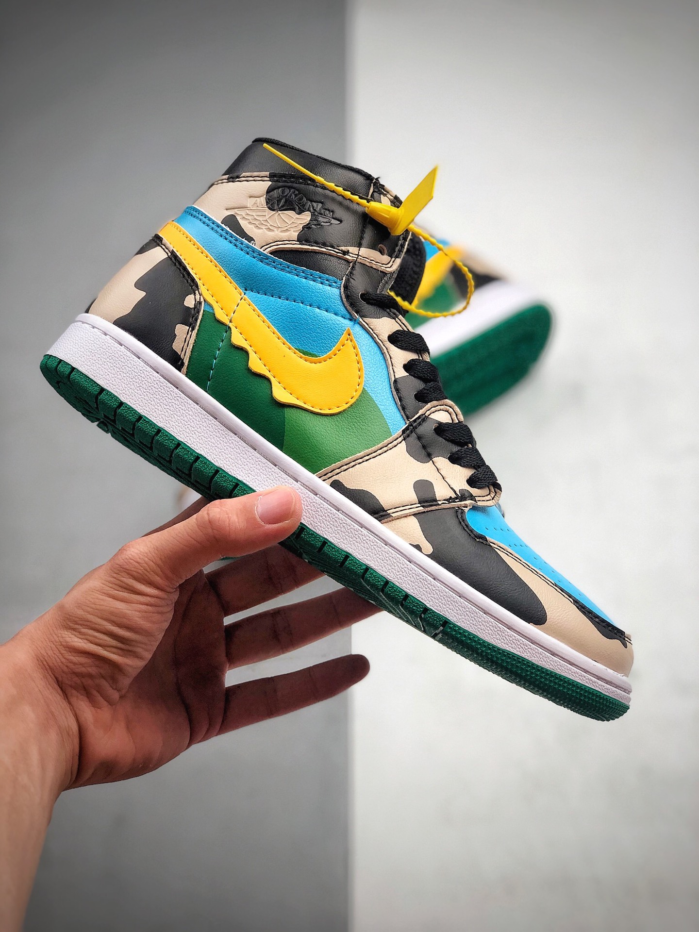 230 客制 Ben & Jerry's x AJ1  牛奶淇冰淋 大厂原装级出品 CU3244-100