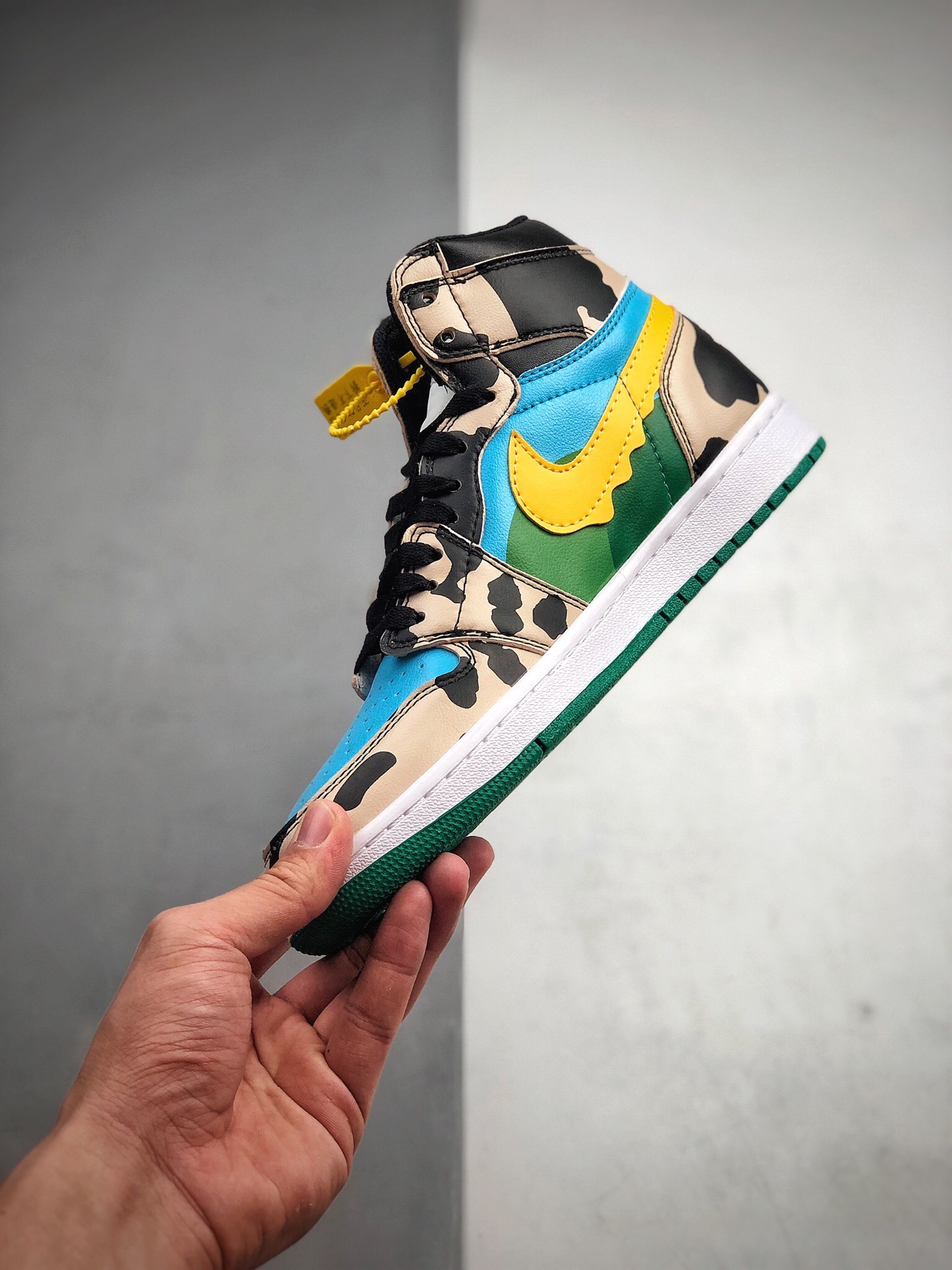 230 客制 Ben & Jerry's x AJ1  牛奶淇冰淋 大厂原装级出品 CU3244-100