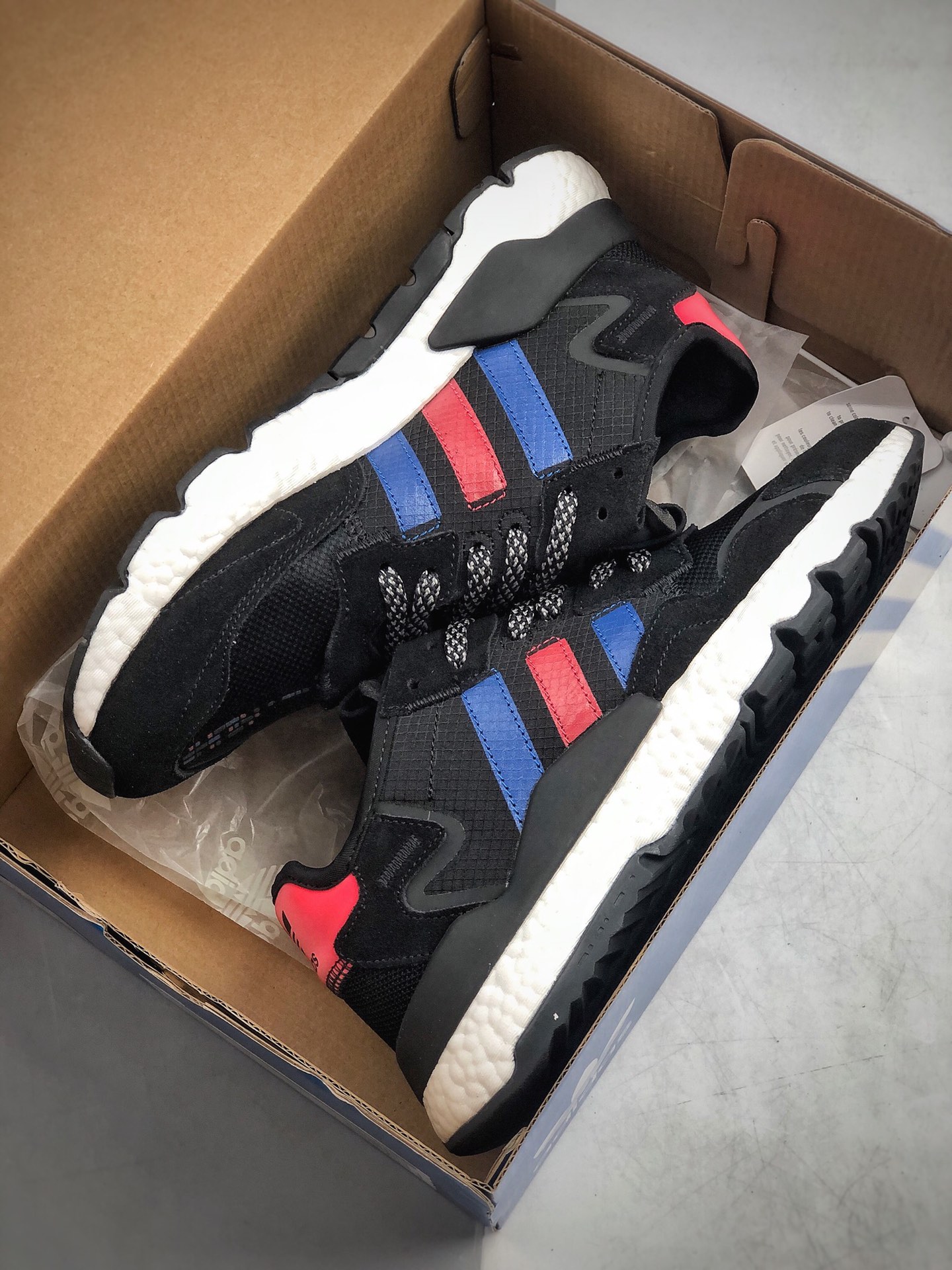200  Adidas 阿迪达斯 Nite Jogger Boost夏季网面透气款