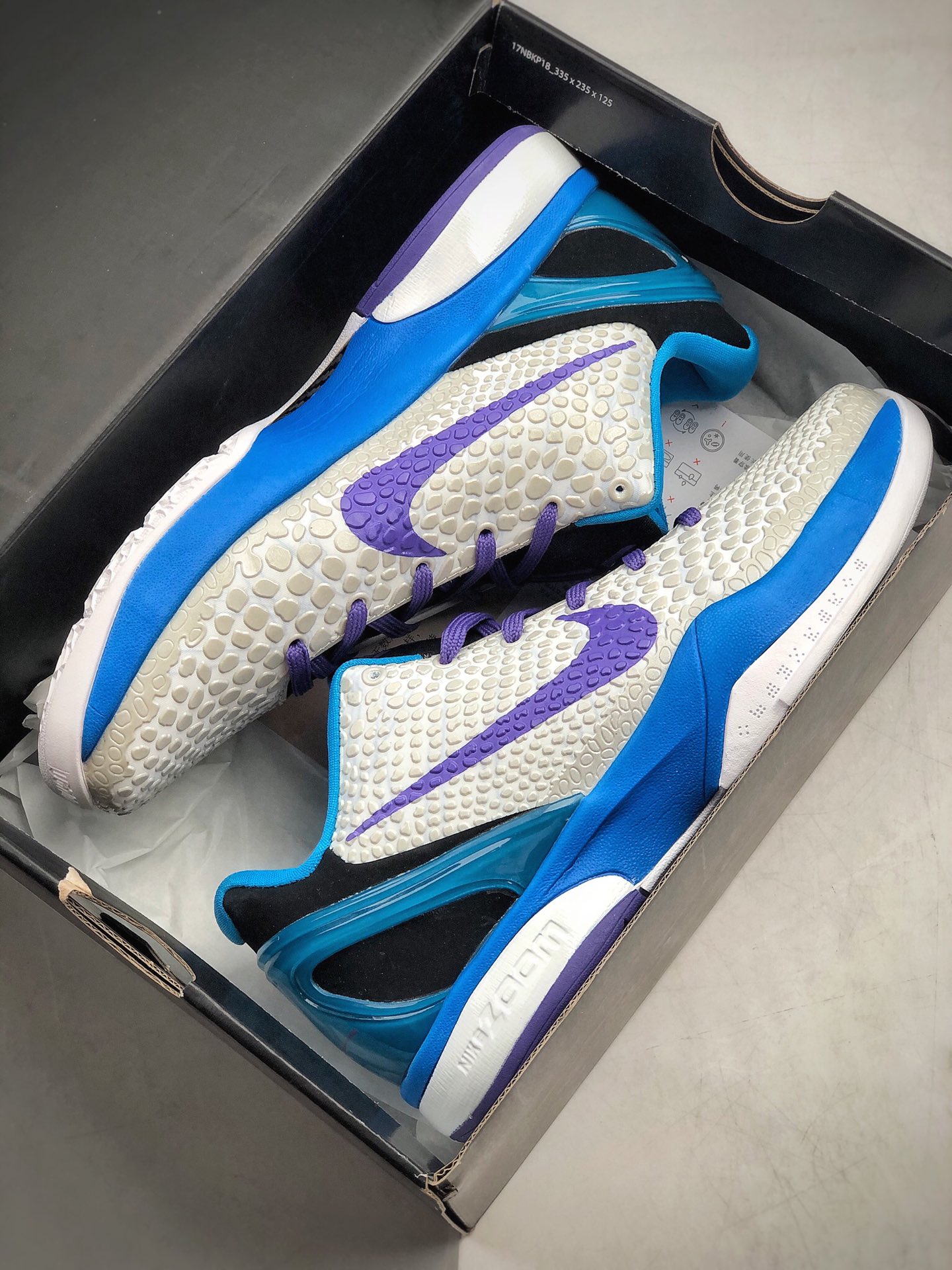 250 Nike Zoom Kobe 6 选秀日  Kobe 6 EricA var首次將科比在球場上的外号“黑曼巴”CW2190-102