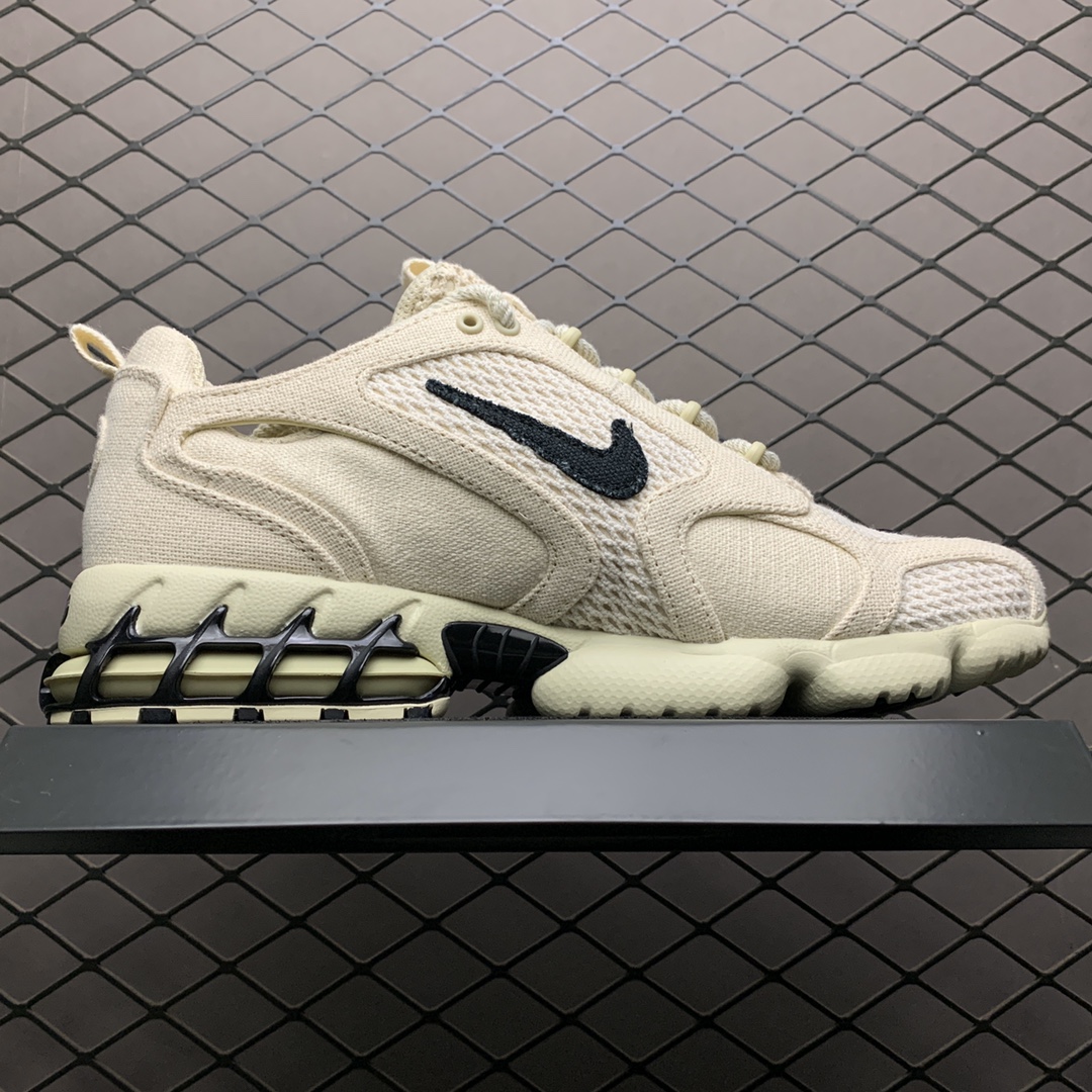 320 纯原版本 Stussy x Nike Air Zoom Spiridon CG 2 斯图西联名复古跑步鞋 CQ5486-200