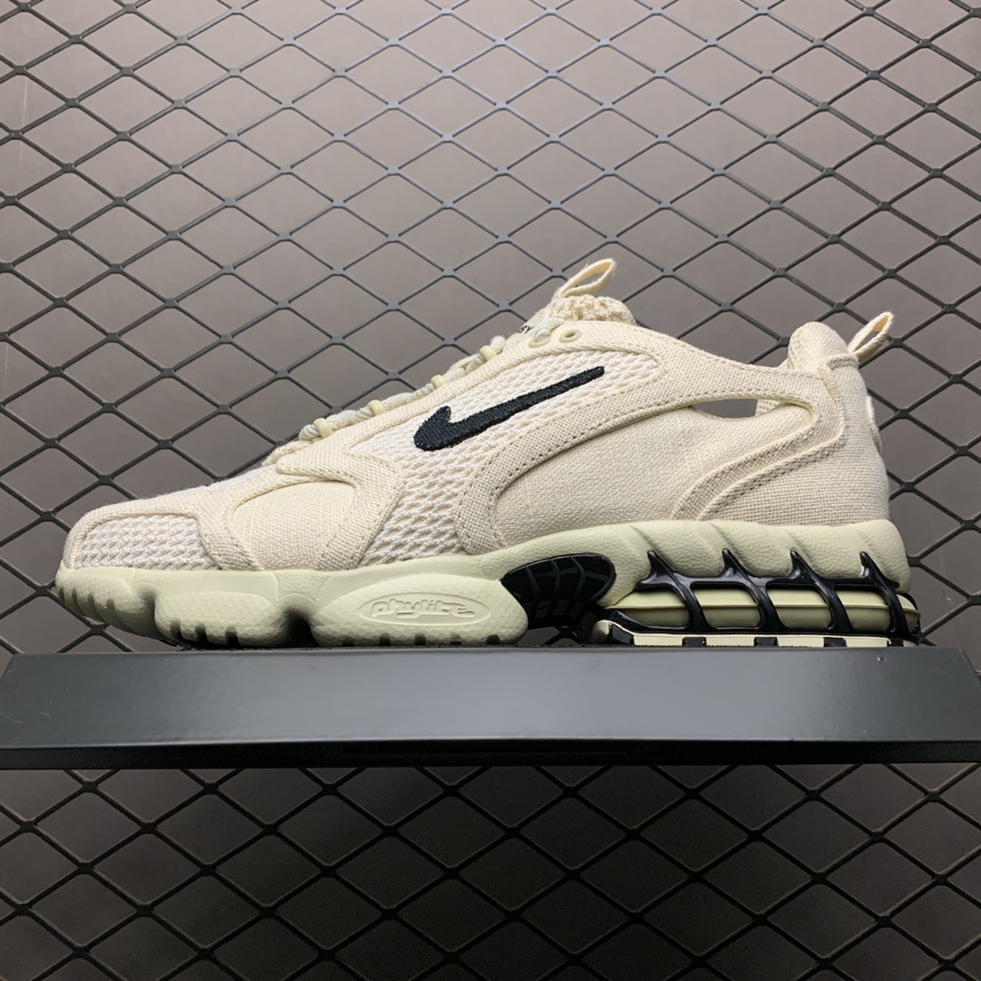 320 纯原版本 Stussy x Nike Air Zoom Spiridon CG 2 斯图西联名复古跑步鞋 CQ5486-200