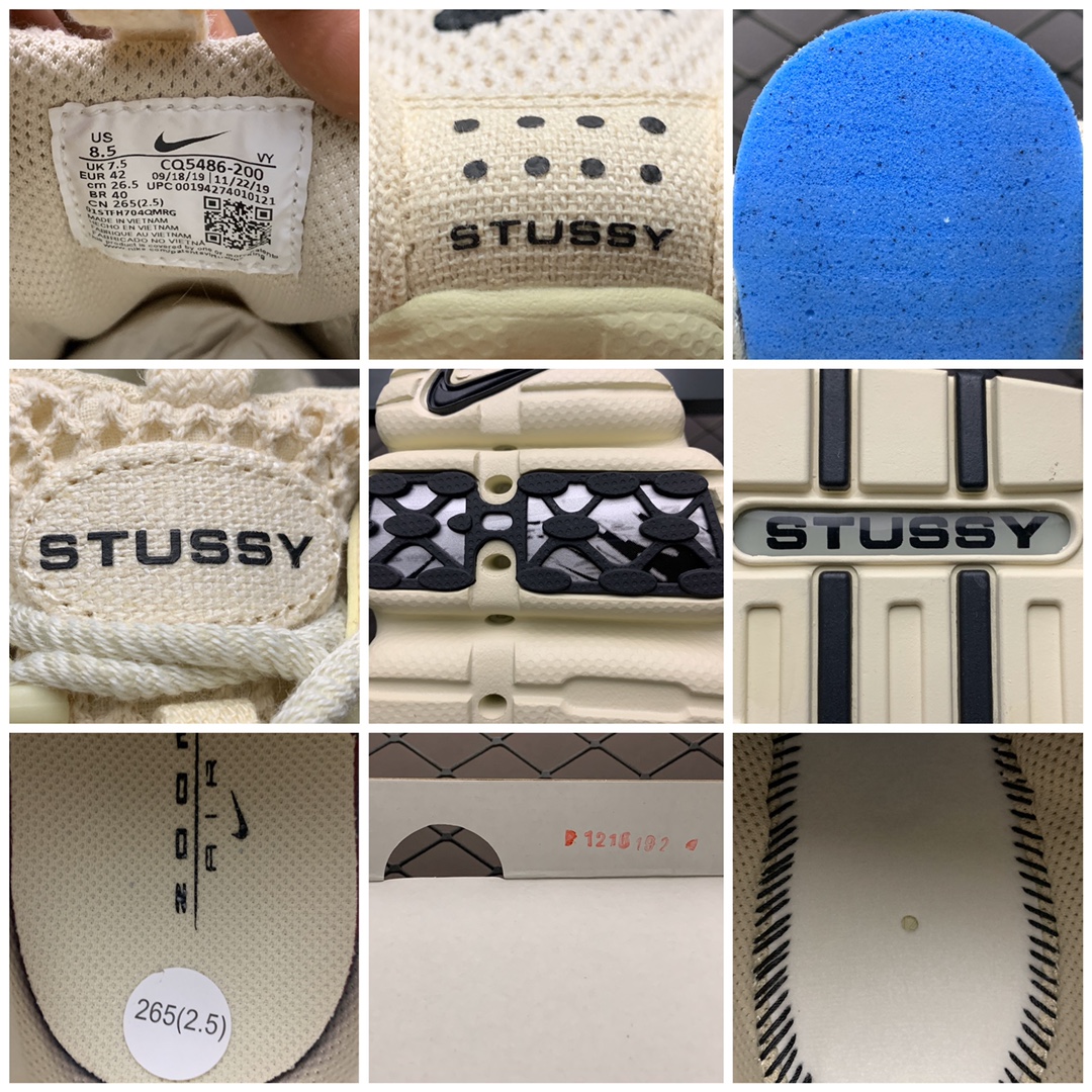 320 纯原版本 Stussy x Nike Air Zoom Spiridon CG 2 斯图西联名复古跑步鞋 CQ5486-200