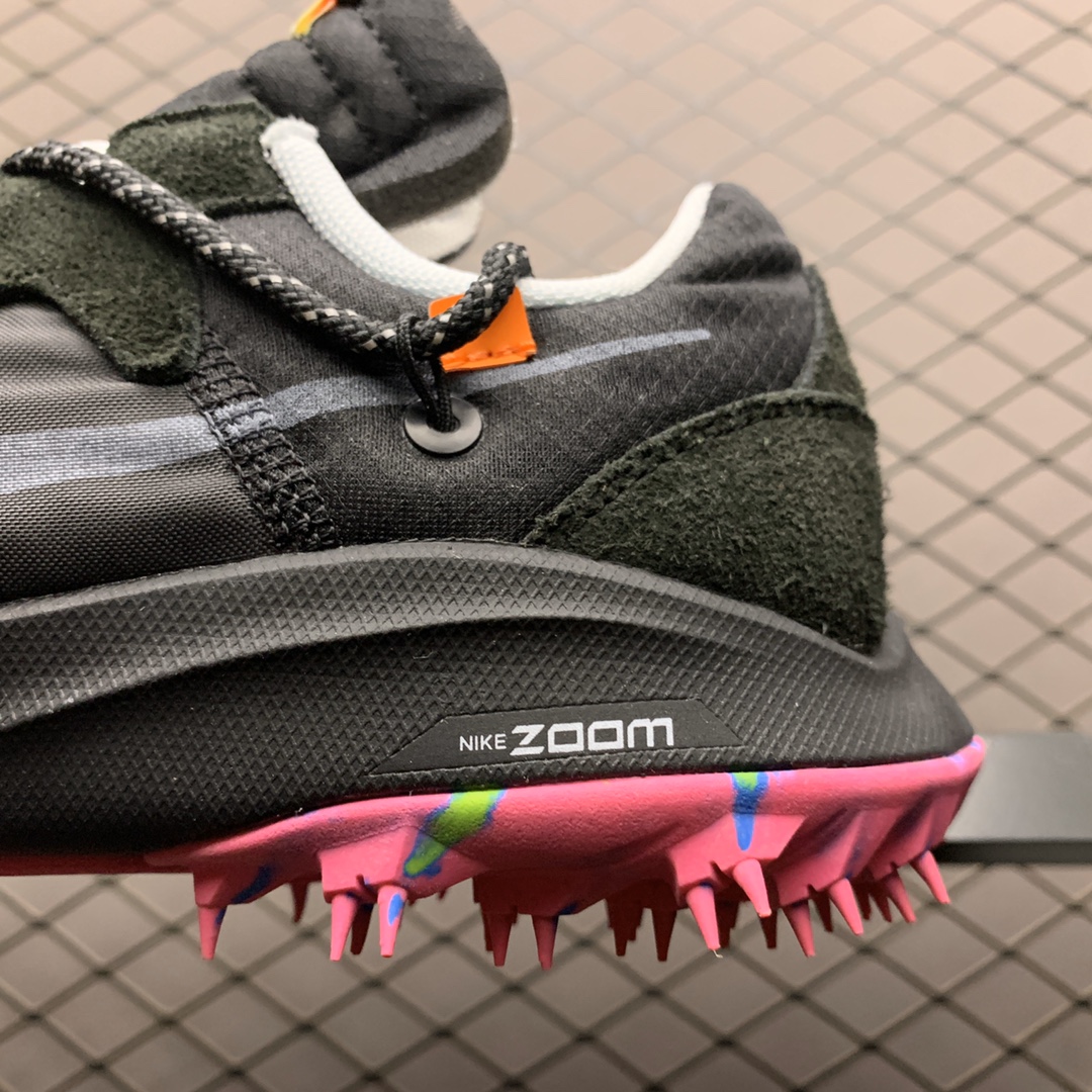 140   Off-White x Nike Zoom Terra Kiger 5 特别供应版 OW联名马拉松田径系列解构风 软钉外底跑鞋 CD8179-001