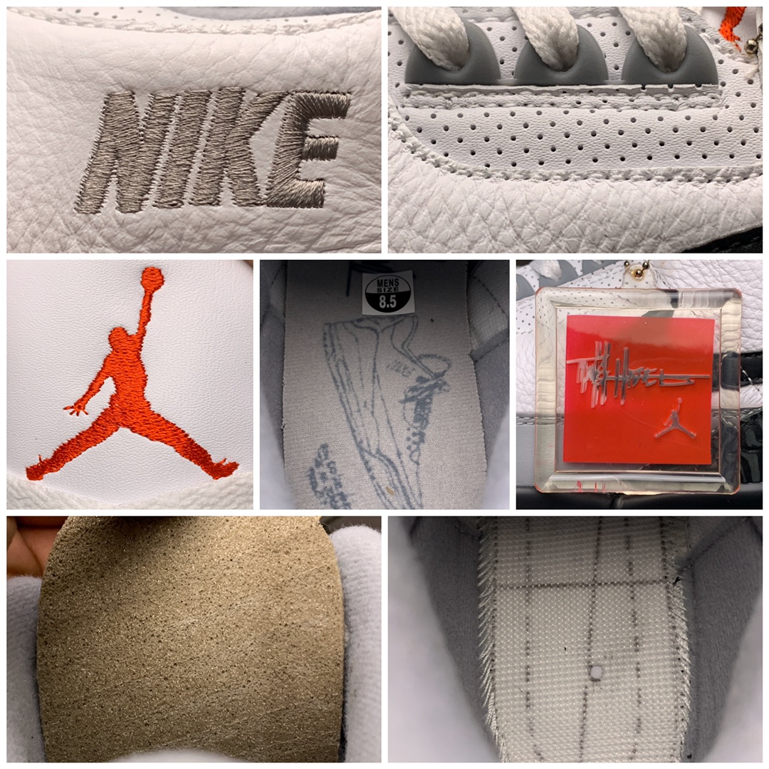 190  Air Jordan 3 Retro OG  ” Tinker NRG” AJ3乔3 白手稿 AQ3835-160