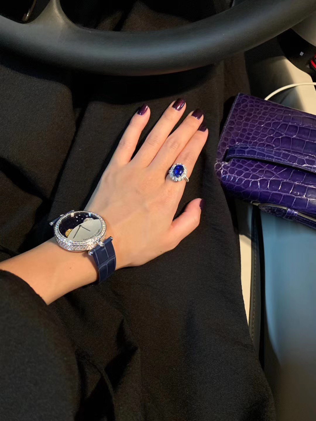 Van Cleef & Arpels 梵克雅宝日月星辰女表，带上去真美