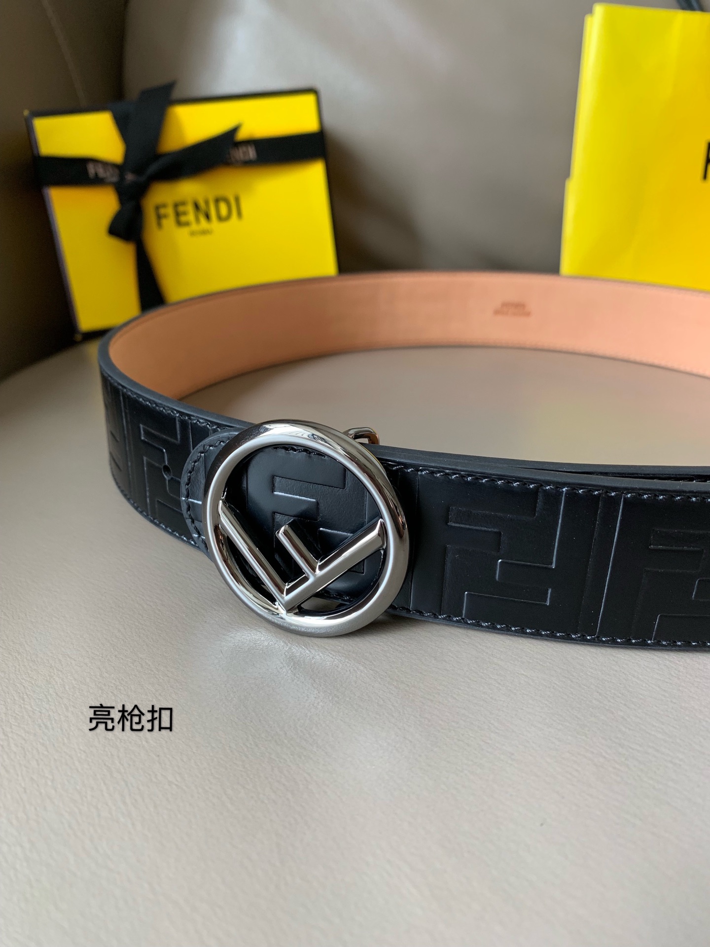 FENDI芬迪专柜同款高端休闲腰带宽