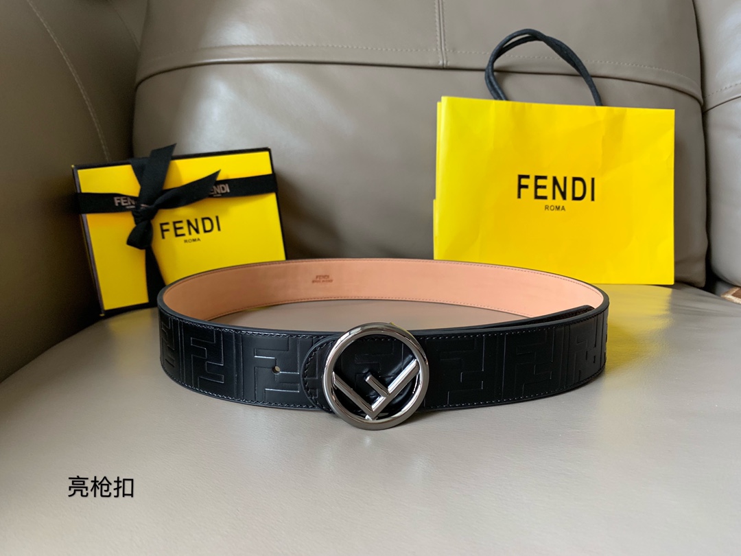 FENDI芬迪专柜同款高端休闲腰带宽
