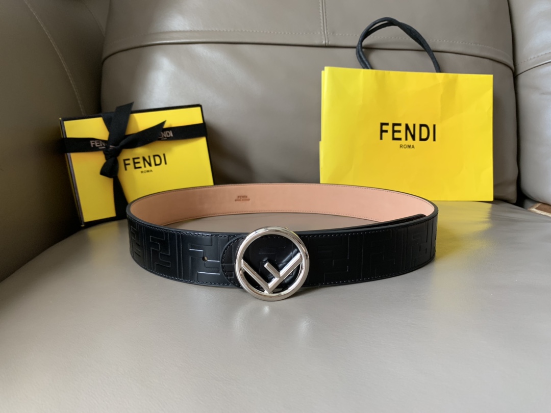 FENDI芬迪专柜同款高端休闲腰带宽