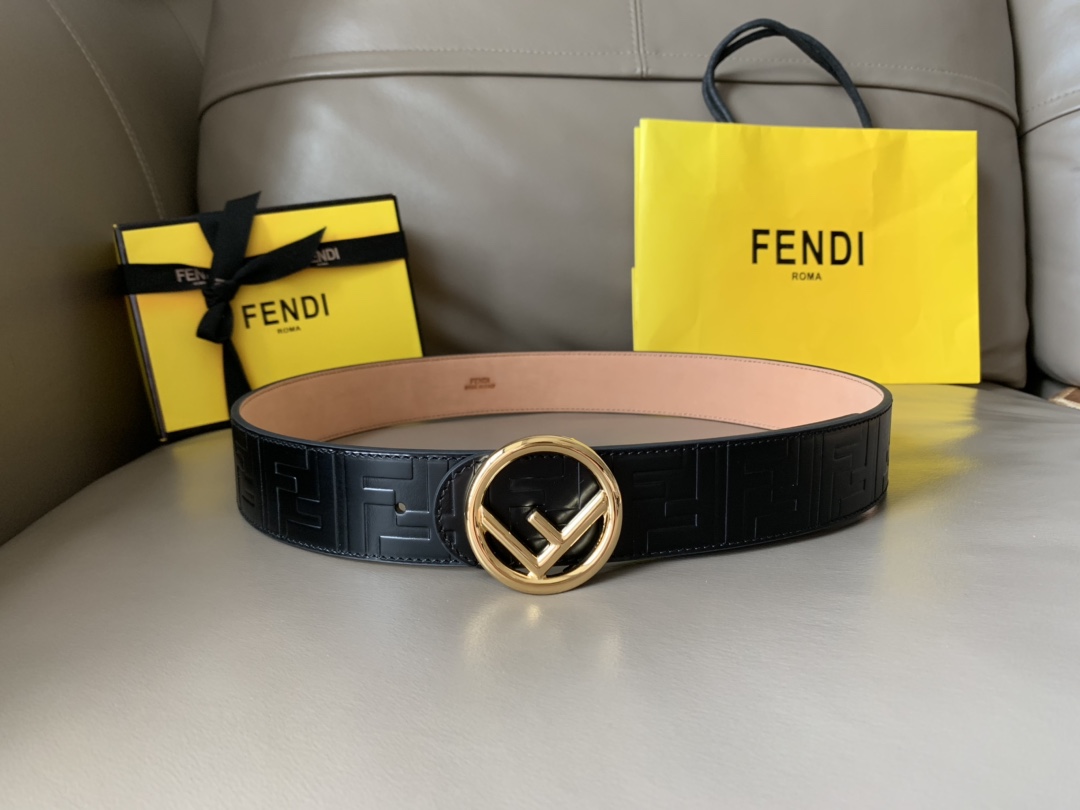 FENDI芬迪专柜同款高端休闲腰带宽