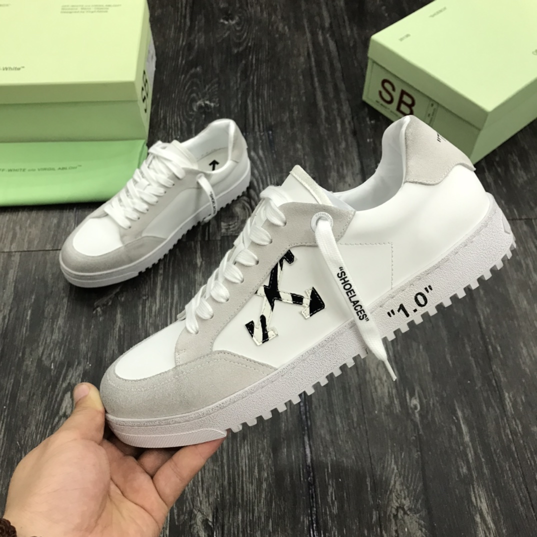 P180 [OFF] OFF WHITE OW FW cinturón amarillo flecha blanca zapatos de marea negro de alta en Europa 