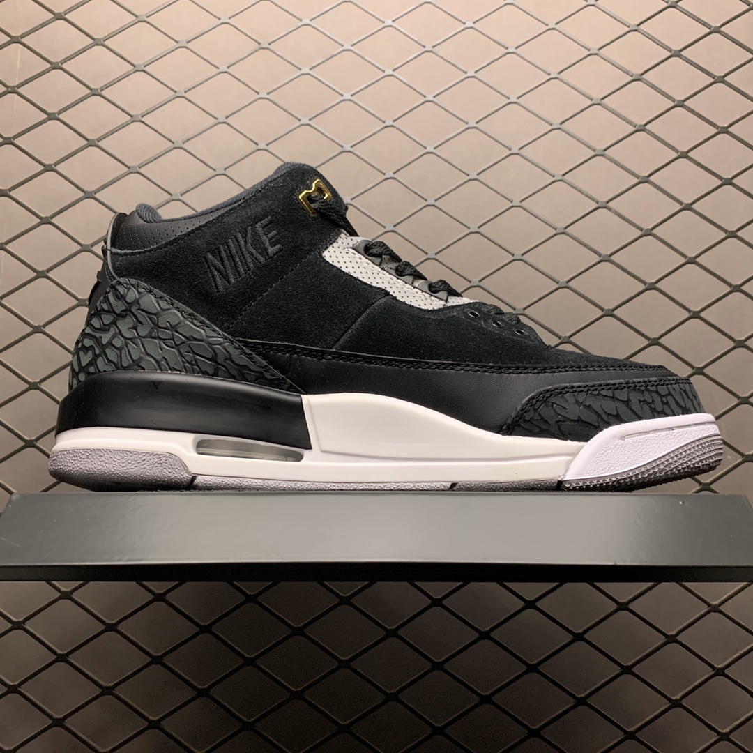 190  Air Jordan 3  Tinker Low CK4348-007 黑白手稿 男子文化篮球鞋