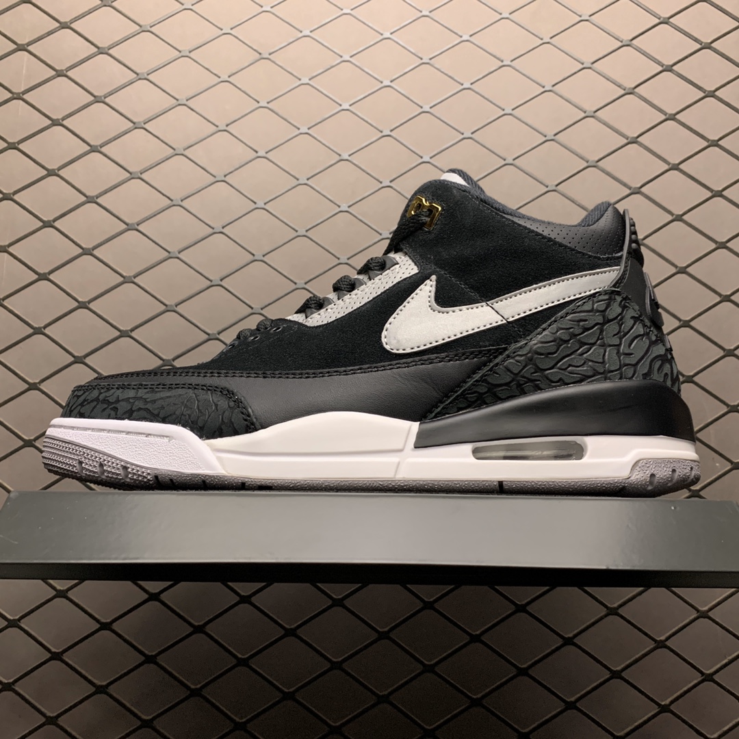 190  Air Jordan 3  Tinker Low CK4348-007 黑白手稿 男子文化篮球鞋