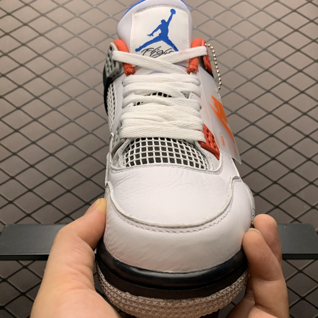 190  纯原B版本AirJordan 4 ”Black Lase ” AJ4乔4 鸳鸯 白蓝红CI1184-146