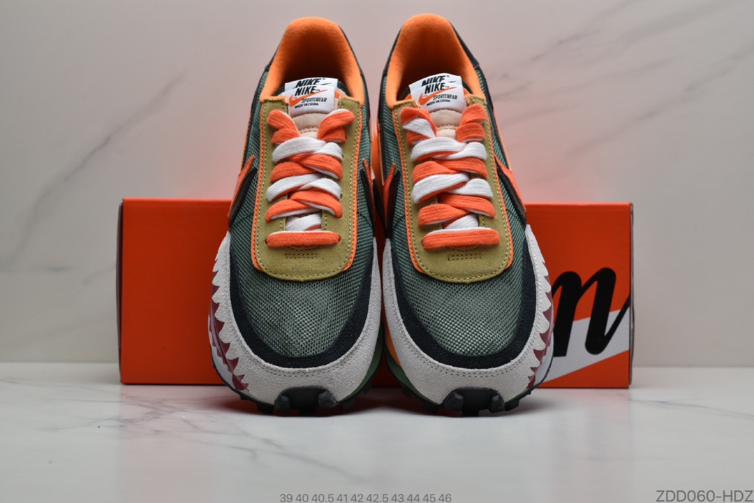 230 鲨鱼 x Sacai x Nike LVD Waffle Daybreak 联名走秀款 双勾Swoosh跑步鞋 BV0073-081