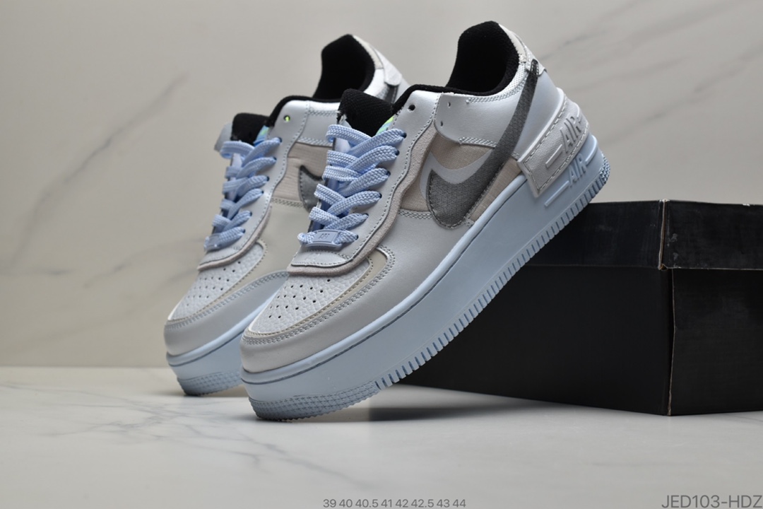 150 公司级 WMNS Air Force 1 Shadow 空军一号马卡龙轻量 百搭板鞋